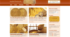Desktop Screenshot of goudentientje.info
